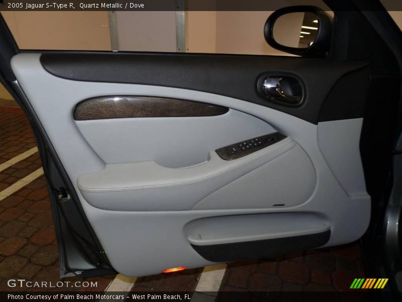 Quartz Metallic / Dove 2005 Jaguar S-Type R