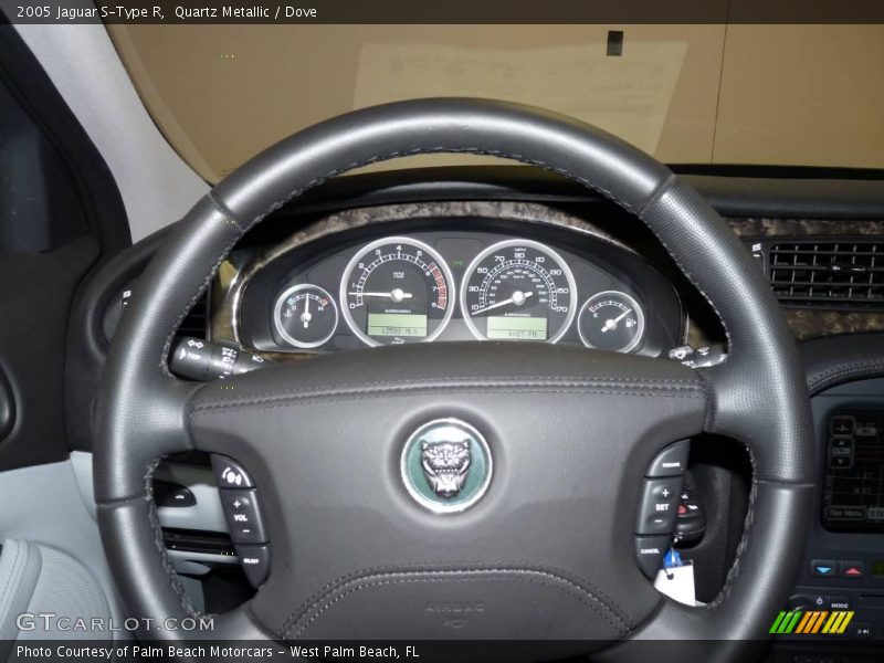 Quartz Metallic / Dove 2005 Jaguar S-Type R