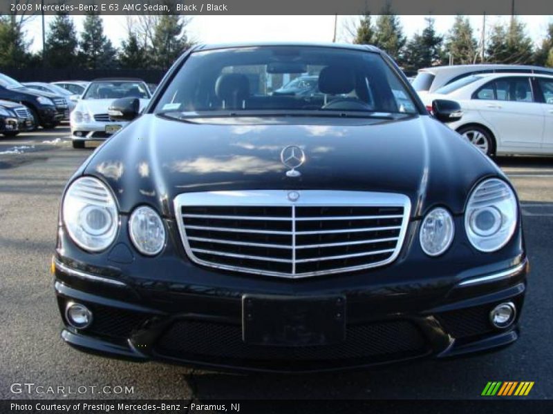 Black / Black 2008 Mercedes-Benz E 63 AMG Sedan