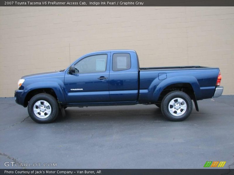 Indigo Ink Pearl / Graphite Gray 2007 Toyota Tacoma V6 PreRunner Access Cab
