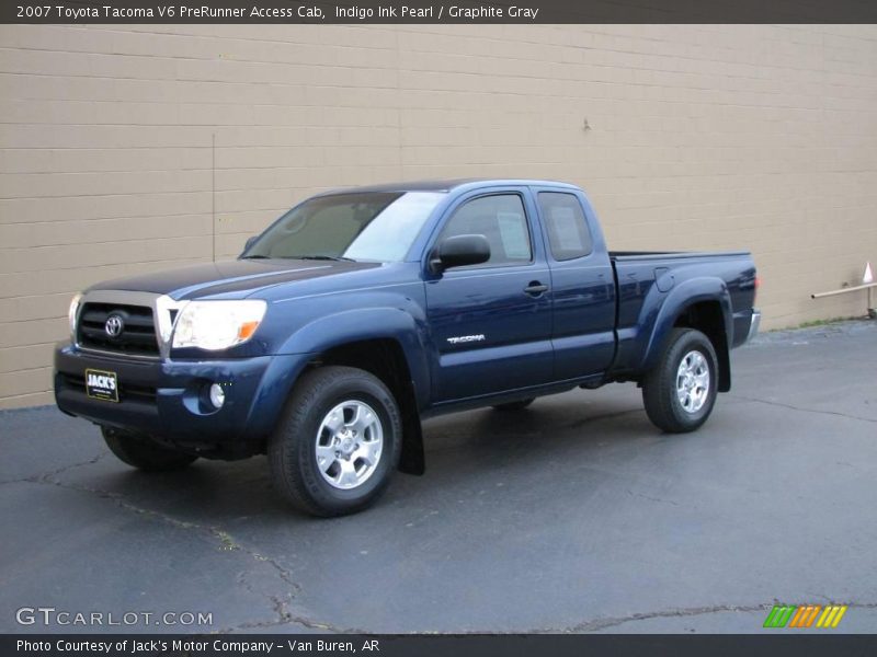 Indigo Ink Pearl / Graphite Gray 2007 Toyota Tacoma V6 PreRunner Access Cab