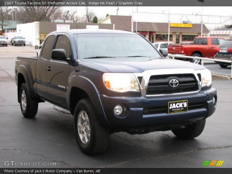 Indigo Ink Pearl / Graphite Gray 2007 Toyota Tacoma V6 PreRunner Access Cab