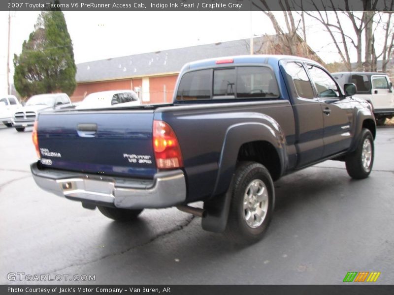 Indigo Ink Pearl / Graphite Gray 2007 Toyota Tacoma V6 PreRunner Access Cab