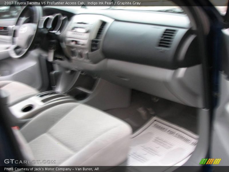 Indigo Ink Pearl / Graphite Gray 2007 Toyota Tacoma V6 PreRunner Access Cab