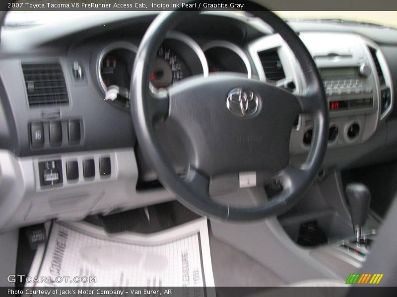 Indigo Ink Pearl / Graphite Gray 2007 Toyota Tacoma V6 PreRunner Access Cab
