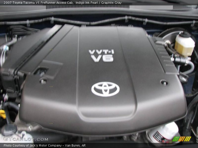 Indigo Ink Pearl / Graphite Gray 2007 Toyota Tacoma V6 PreRunner Access Cab