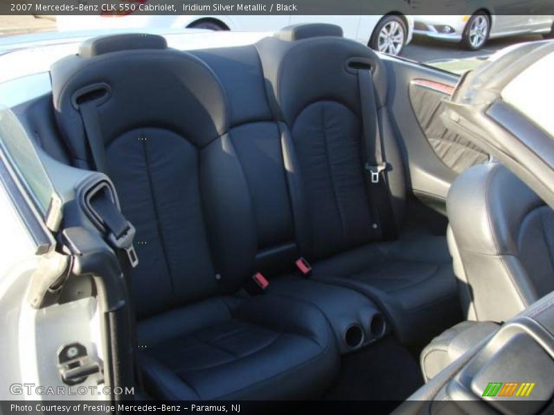 Iridium Silver Metallic / Black 2007 Mercedes-Benz CLK 550 Cabriolet