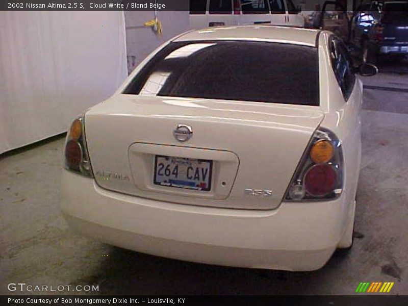Cloud White / Blond Beige 2002 Nissan Altima 2.5 S