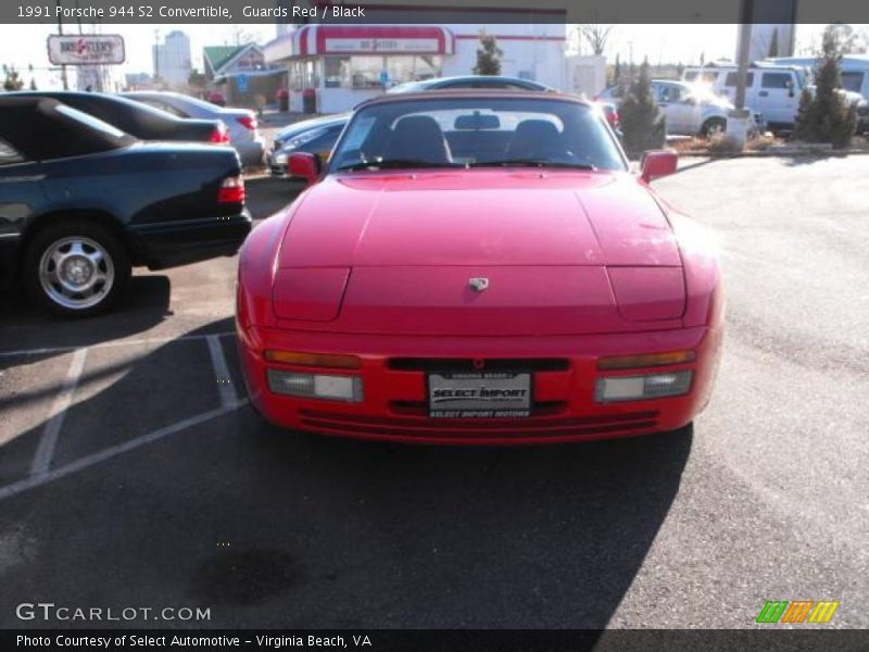 Guards Red / Black 1991 Porsche 944 S2 Convertible