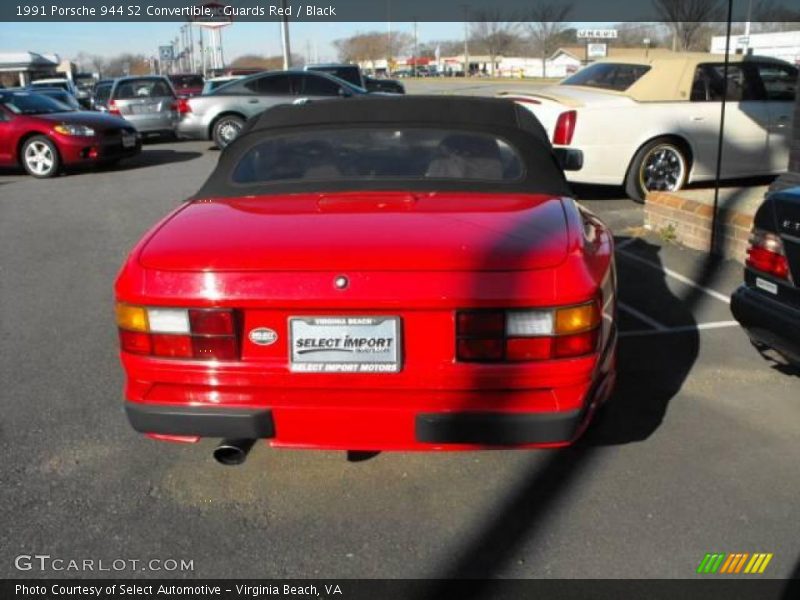 Guards Red / Black 1991 Porsche 944 S2 Convertible