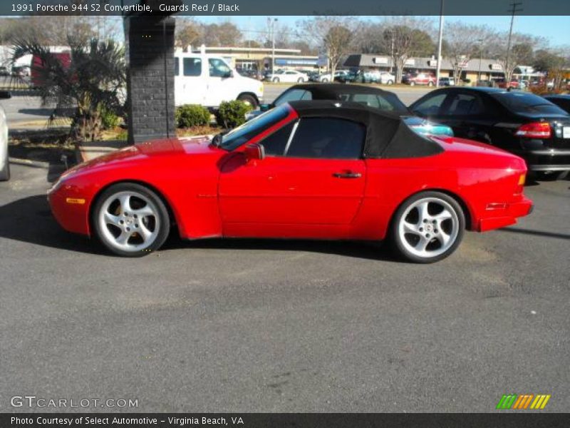 Guards Red / Black 1991 Porsche 944 S2 Convertible