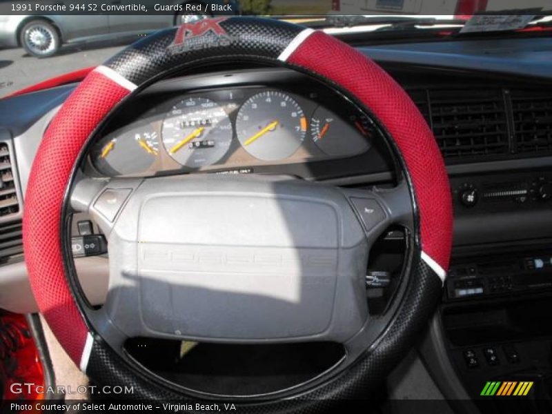 Guards Red / Black 1991 Porsche 944 S2 Convertible