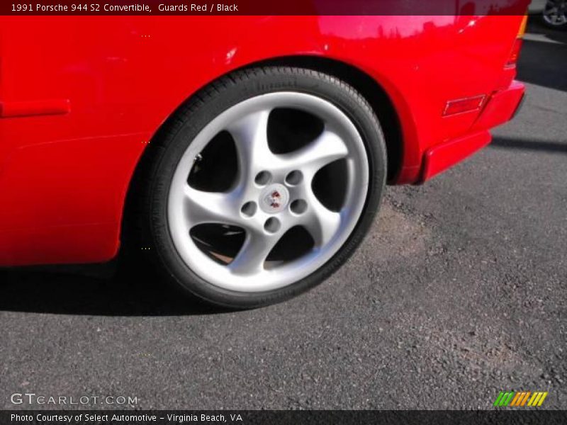 Guards Red / Black 1991 Porsche 944 S2 Convertible