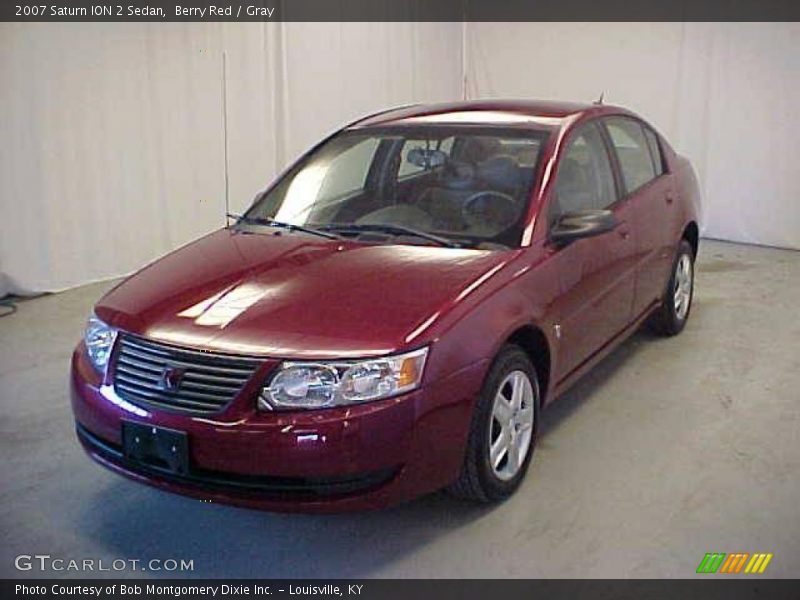 Berry Red / Gray 2007 Saturn ION 2 Sedan