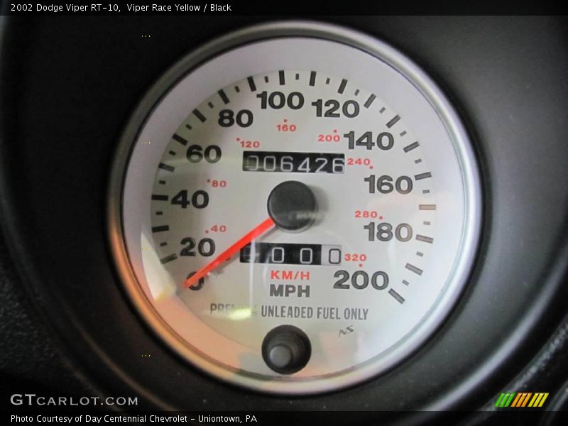 Viper Race Yellow / Black 2002 Dodge Viper RT-10