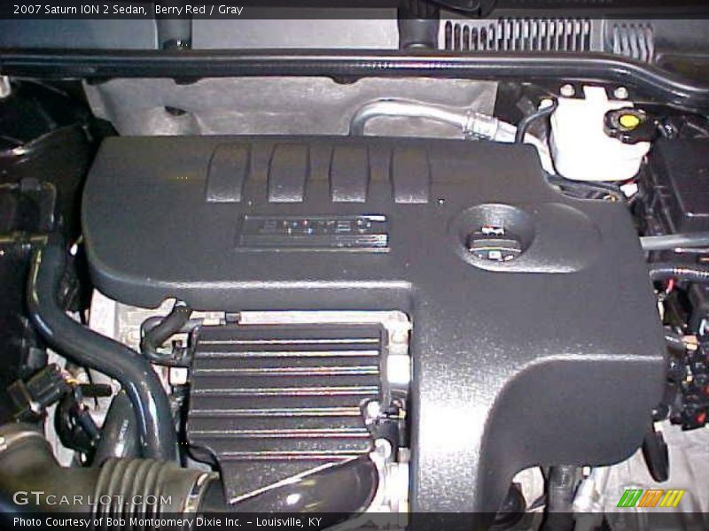 Berry Red / Gray 2007 Saturn ION 2 Sedan