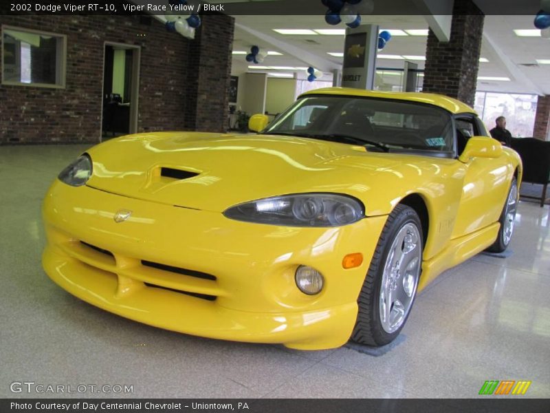 Viper Race Yellow / Black 2002 Dodge Viper RT-10