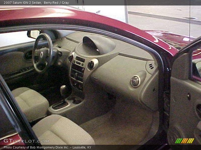 Berry Red / Gray 2007 Saturn ION 2 Sedan
