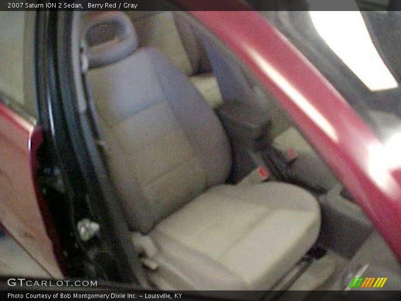 Berry Red / Gray 2007 Saturn ION 2 Sedan