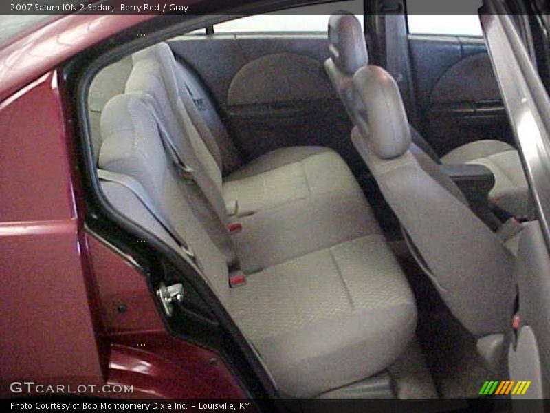 Berry Red / Gray 2007 Saturn ION 2 Sedan