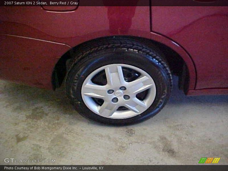 Berry Red / Gray 2007 Saturn ION 2 Sedan