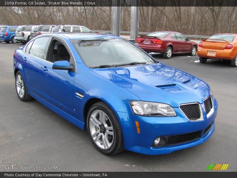 Stryker Blue Metallic / Onyx 2009 Pontiac G8 Sedan