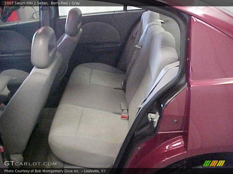 Berry Red / Gray 2007 Saturn ION 2 Sedan