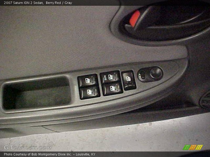 Berry Red / Gray 2007 Saturn ION 2 Sedan