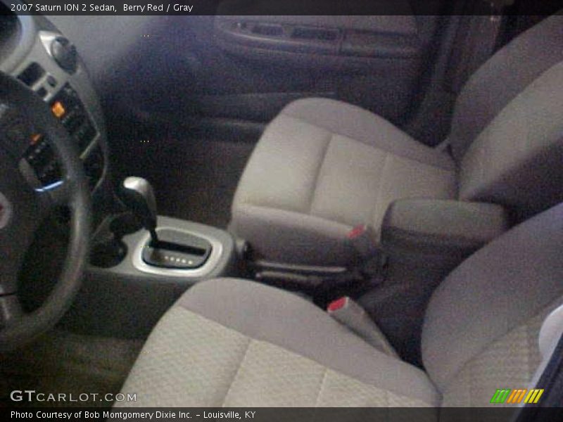 Berry Red / Gray 2007 Saturn ION 2 Sedan