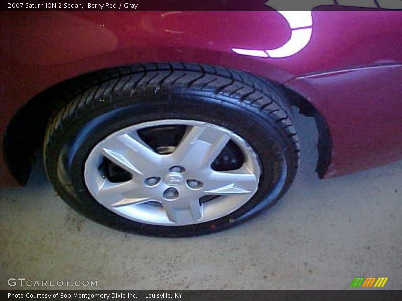 Berry Red / Gray 2007 Saturn ION 2 Sedan