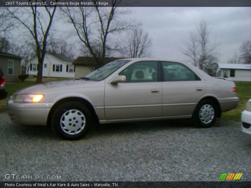 Cashmere Beige Metallic / Beige 1997 Toyota Camry LE