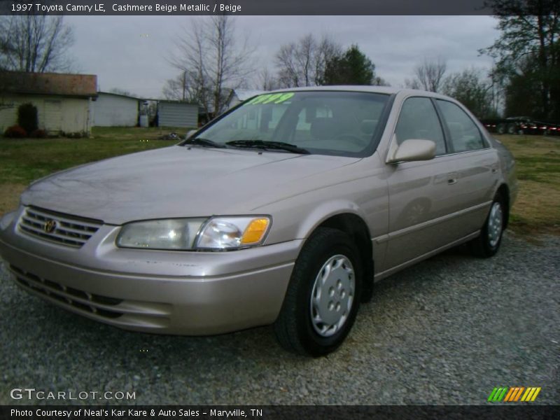 Cashmere Beige Metallic / Beige 1997 Toyota Camry LE