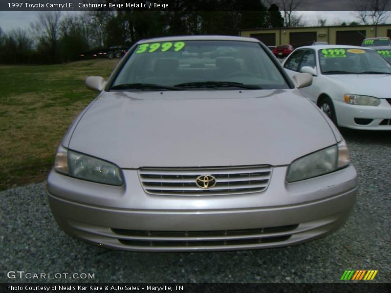 Cashmere Beige Metallic / Beige 1997 Toyota Camry LE