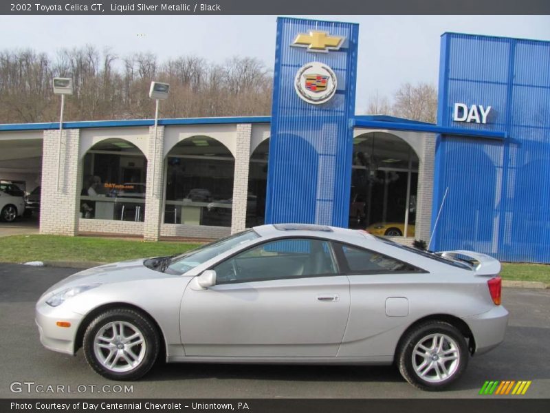 Liquid Silver Metallic / Black 2002 Toyota Celica GT