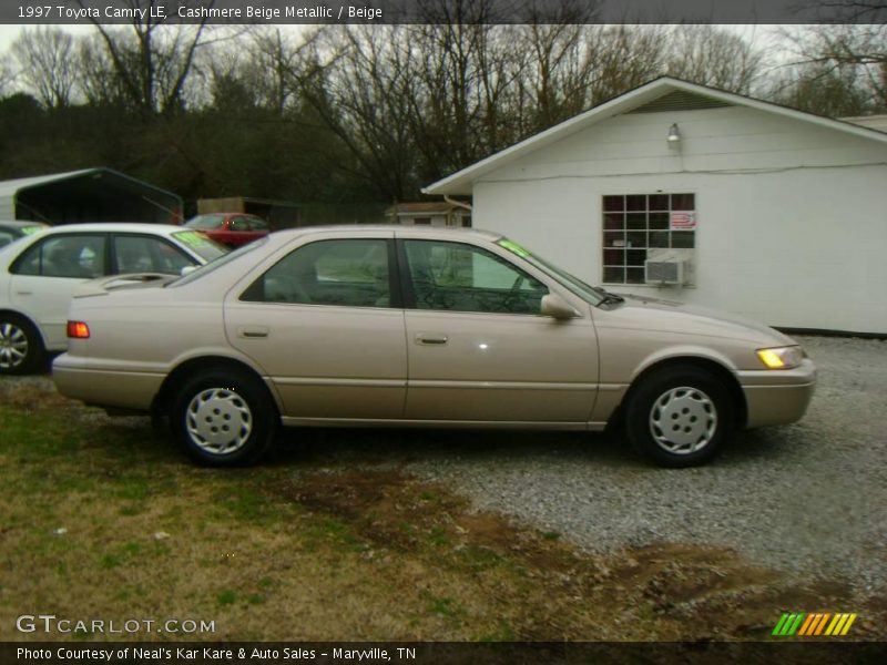 Cashmere Beige Metallic / Beige 1997 Toyota Camry LE
