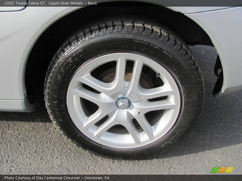Liquid Silver Metallic / Black 2002 Toyota Celica GT