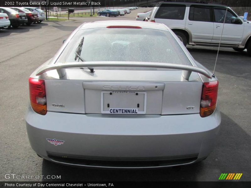 Liquid Silver Metallic / Black 2002 Toyota Celica GT