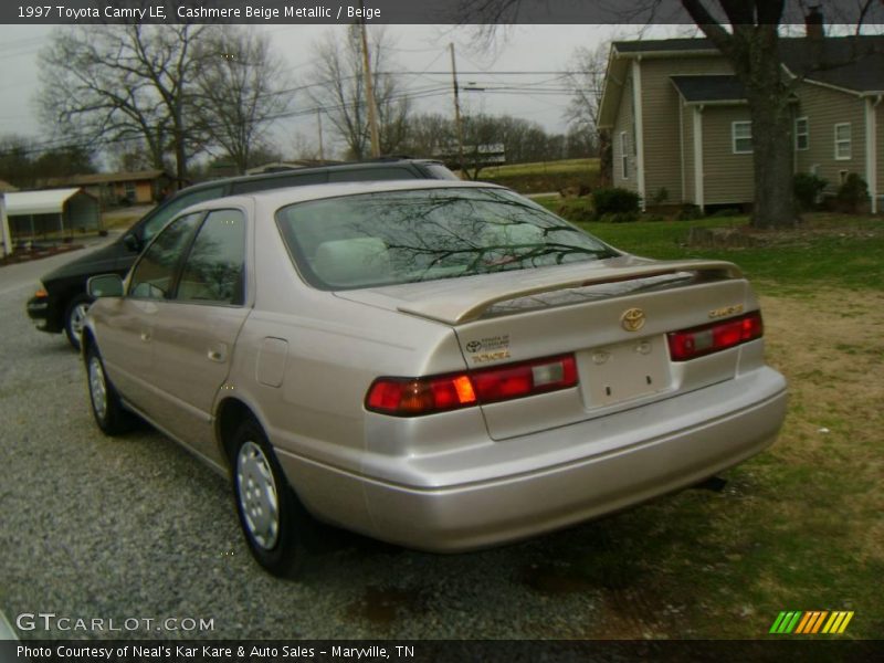 Cashmere Beige Metallic / Beige 1997 Toyota Camry LE