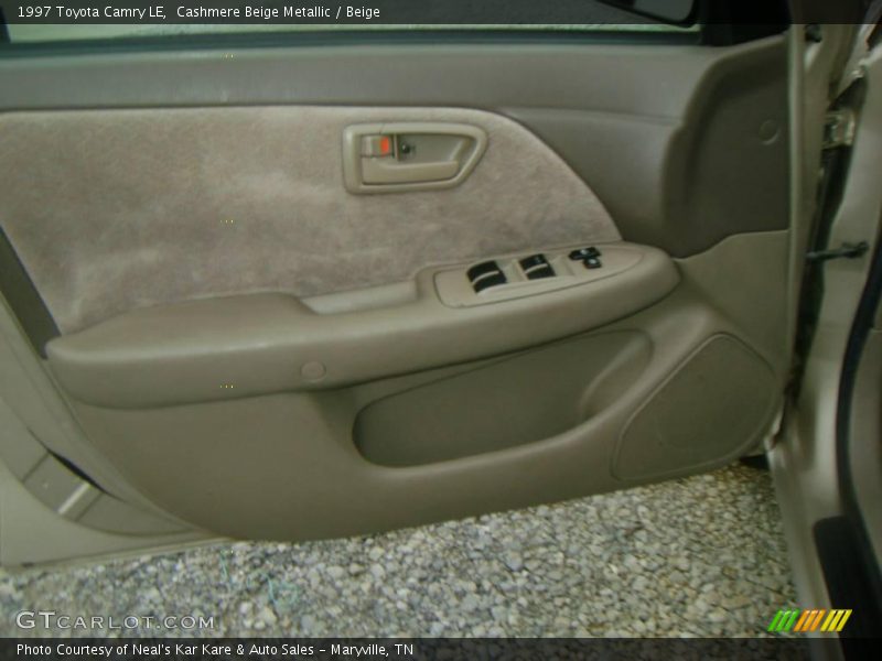 Cashmere Beige Metallic / Beige 1997 Toyota Camry LE