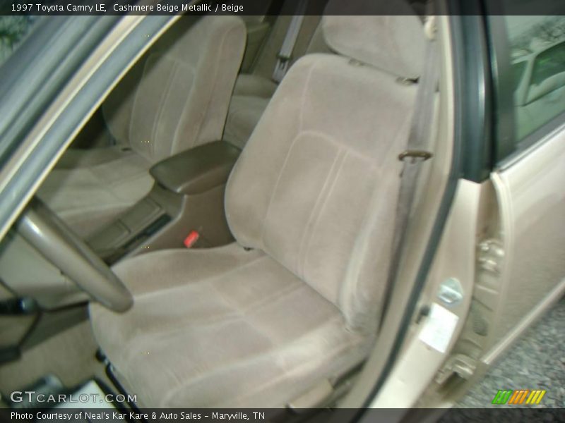 Cashmere Beige Metallic / Beige 1997 Toyota Camry LE