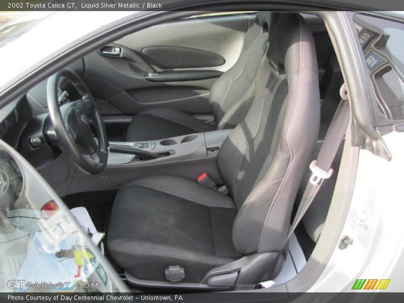 Liquid Silver Metallic / Black 2002 Toyota Celica GT