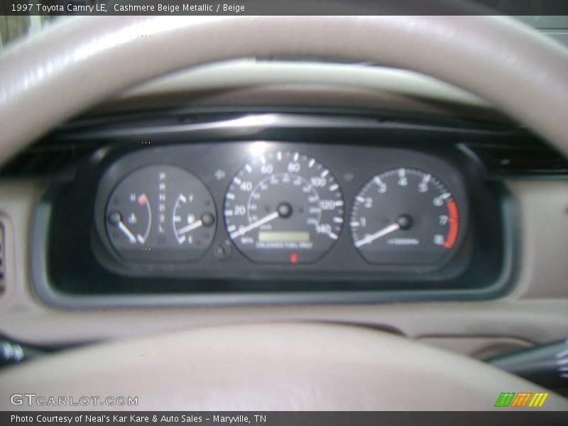 Cashmere Beige Metallic / Beige 1997 Toyota Camry LE