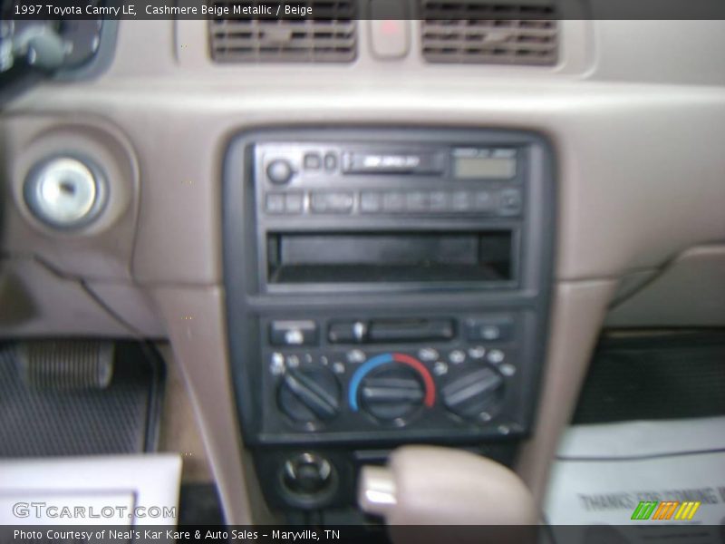 Cashmere Beige Metallic / Beige 1997 Toyota Camry LE
