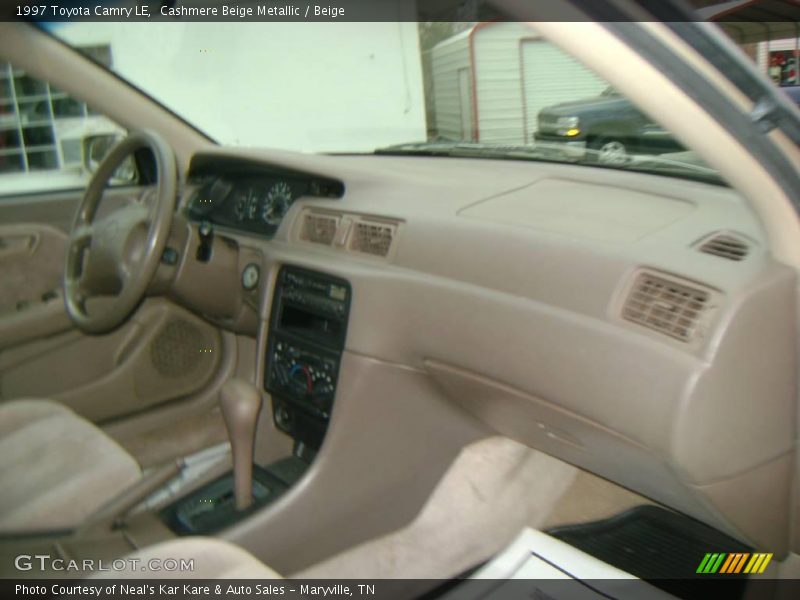 Cashmere Beige Metallic / Beige 1997 Toyota Camry LE