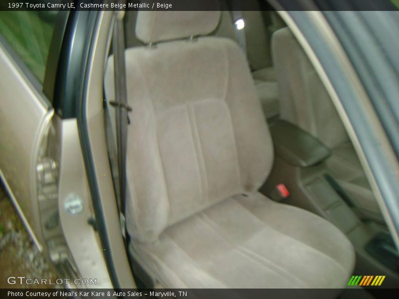 Cashmere Beige Metallic / Beige 1997 Toyota Camry LE
