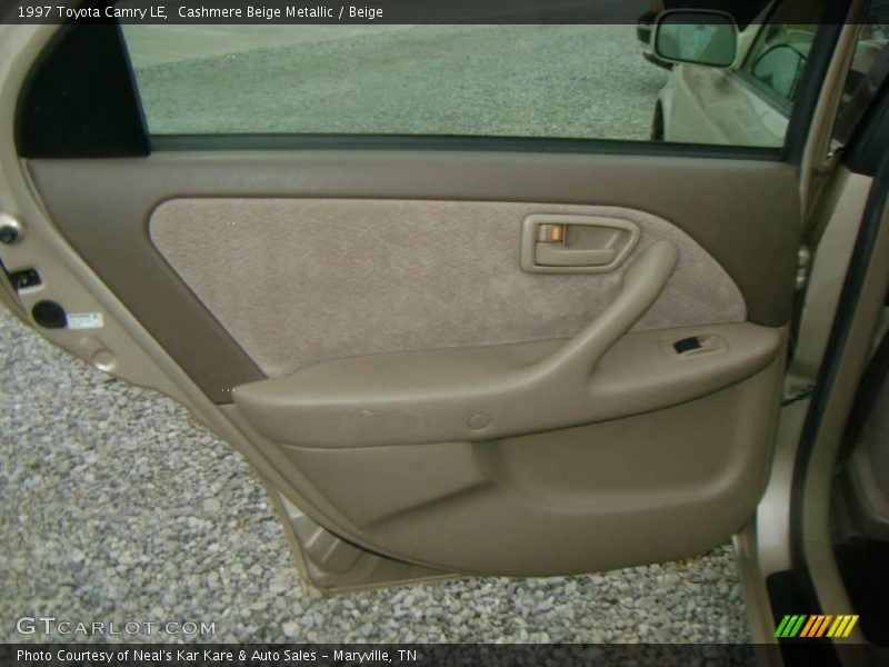 Cashmere Beige Metallic / Beige 1997 Toyota Camry LE