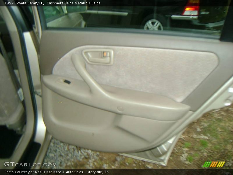 Cashmere Beige Metallic / Beige 1997 Toyota Camry LE