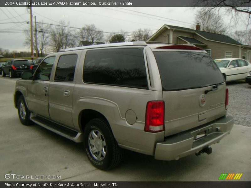 Quicksilver / Shale 2004 Cadillac Escalade ESV AWD Platinum Edition