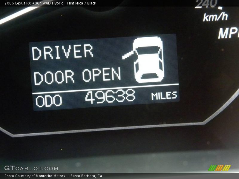 Flint Mica / Black 2006 Lexus RX 400h AWD Hybrid