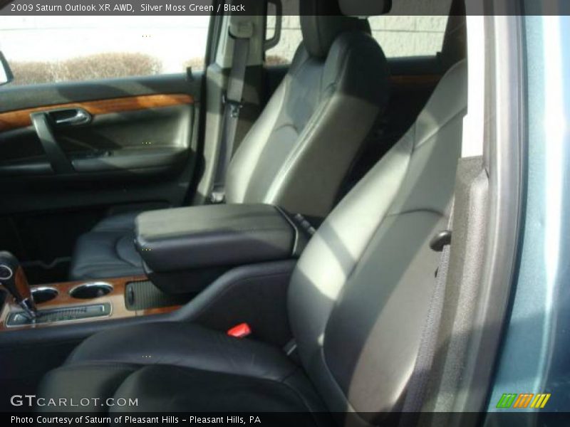 Silver Moss Green / Black 2009 Saturn Outlook XR AWD